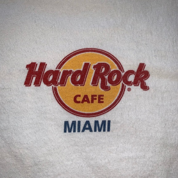 VTG 90s Hard Rock Cafe Miami City Shirt Size M - Picture 6 of 8